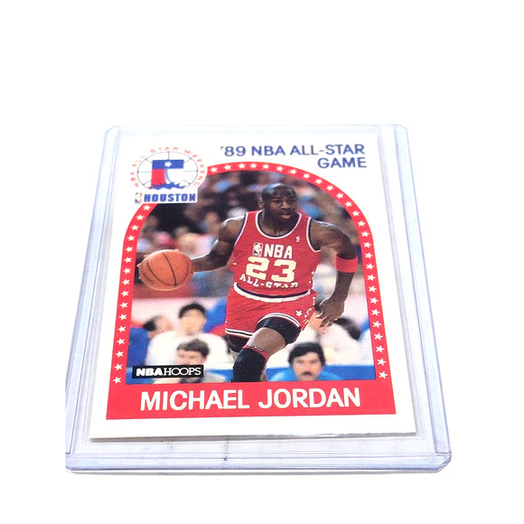 1989-90 NBA Hoops #21 Michael Jordan Chicago Bulls - Picture 1 of 2